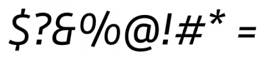 Stat Display Pro Regular Oblique Font OTHER CHARS