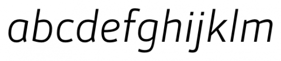 Stat Text Pro Light Oblique Font LOWERCASE