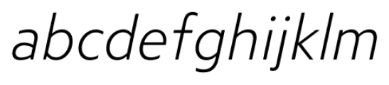 Steagal Light Italic Font LOWERCASE