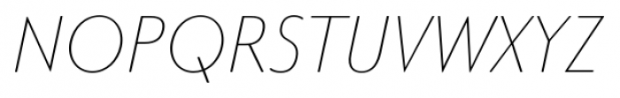Steagal Thin Italic Font UPPERCASE