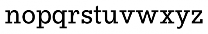 Stebl Slab Regular Font LOWERCASE