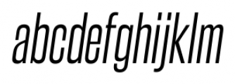 Steelfish Book Italic Font LOWERCASE