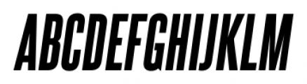 Steelfish ExtraBold Italic Font UPPERCASE