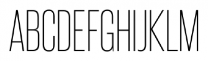 Steelfish ExtraLight Font UPPERCASE
