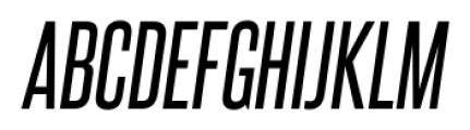 Steelfish Italic Font UPPERCASE