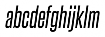 Steelfish Italic Font LOWERCASE