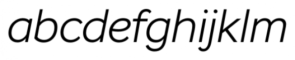 Stem Light Italic Font LOWERCASE