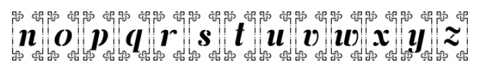 Stencil Monograms JNL Regular Font UPPERCASE