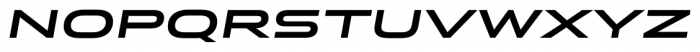 Stereo Gothic 700 Italic Font LOWERCASE