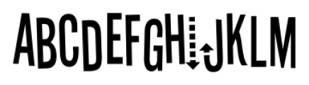 Stereofidelic Regular Font LOWERCASE