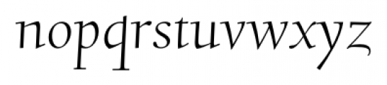 Stern Pro Regular Font LOWERCASE