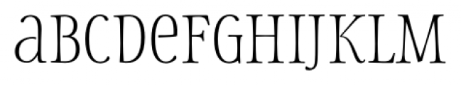 Storyteller Serif Light Font LOWERCASE