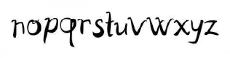 Storyville Regular Font LOWERCASE