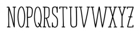 Strangelove NextSlab Narrow Bold Font LOWERCASE