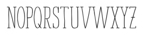 Strangelove NextSlab Narrow Font UPPERCASE