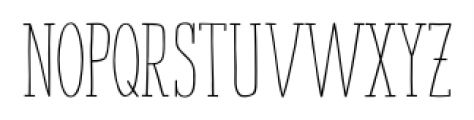 Strangelove NextSlab Narrow Font LOWERCASE