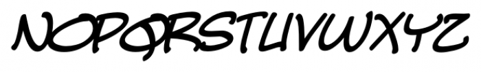 StreetCred Intl BB Italic Font LOWERCASE