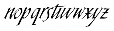 Styx Rough Alt Regular Font LOWERCASE