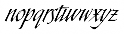 Styx Smooth Regular Font LOWERCASE