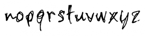 stonehandSaul Regular Font LOWERCASE