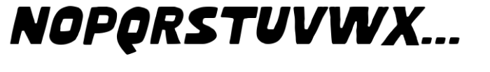 STH Brath Fat Slanted Font UPPERCASE