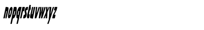 STH Brath Tall Slanted Font LOWERCASE