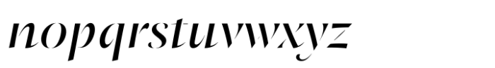 St Croce Pro Fading Italic Font LOWERCASE