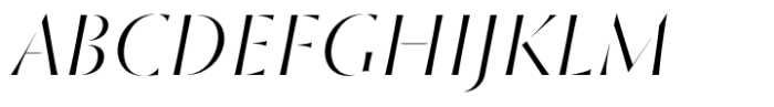 St Croce Pro Fading Light Italic Font UPPERCASE