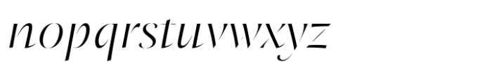 St Croce Pro Fading Light Italic Font LOWERCASE