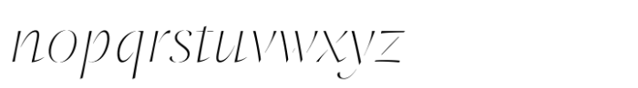 St Croce Pro Fading Thin Italic Font LOWERCASE