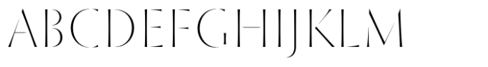 St Croce Pro Fading Thin Font UPPERCASE