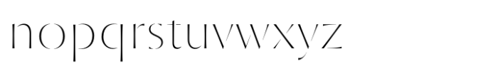 St Croce Pro Fading Thin Font LOWERCASE