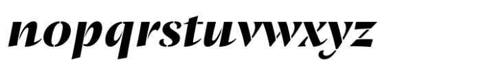 St Croce Pro Stencil Bold Italic Font LOWERCASE