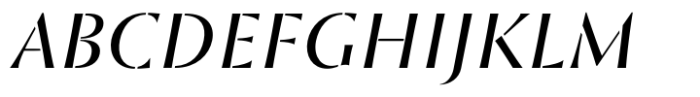St Croce Pro Stencil Italic Font UPPERCASE