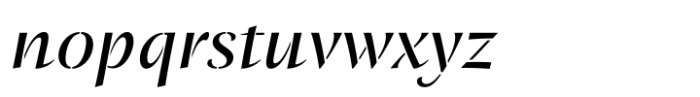 St Croce Pro Stencil Italic Font LOWERCASE