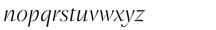 St Croce Pro Stencil Light Italic Font LOWERCASE