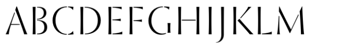 St Croce Pro Stencil Light Font UPPERCASE