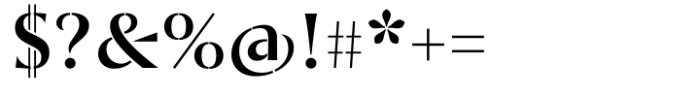 St Croce Pro Stencil Medium Font OTHER CHARS