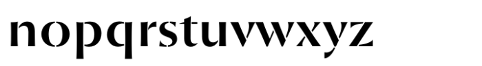 St Croce Pro Stencil Medium Font LOWERCASE