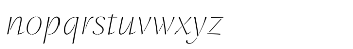 St Croce Pro Stencil Thin Italic Font LOWERCASE