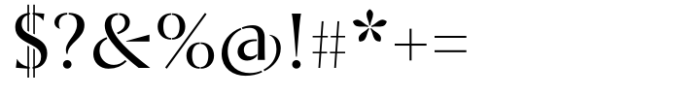 St Croce Pro Stencil Font OTHER CHARS