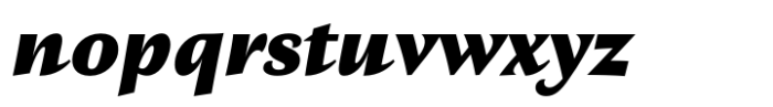 St Croce Pro Text Black Italic Font LOWERCASE