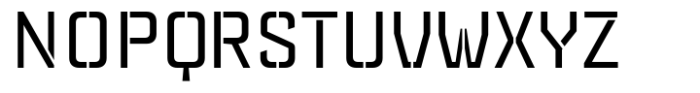 St Monica Regular Stencil Font LOWERCASE