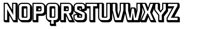 St Monica Semibold Outline Font UPPERCASE