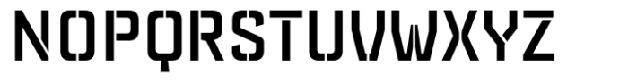 St Monica Semibold Stencil Font LOWERCASE