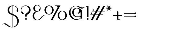 St.Germain Medium Font OTHER CHARS