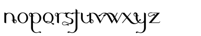 St.Germain Medium Font LOWERCASE