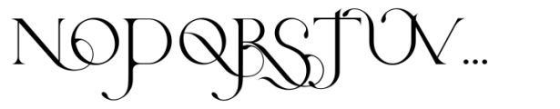 St.Germain Regular Font UPPERCASE
