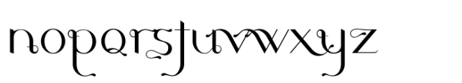 St.Germain Regular Font LOWERCASE