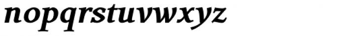 Stabia Bold Italic Font LOWERCASE